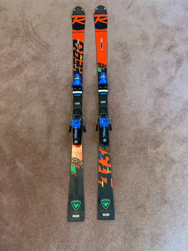 Men's 2021 Rossignol 165 cm Racing Hero FIS SL Pro Skis With LIMITED EDITION PX 18 bindings
