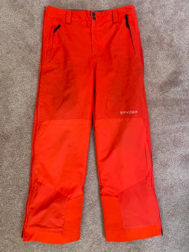 Red Men's Youth Used Size 18 Spyder Ski Pants