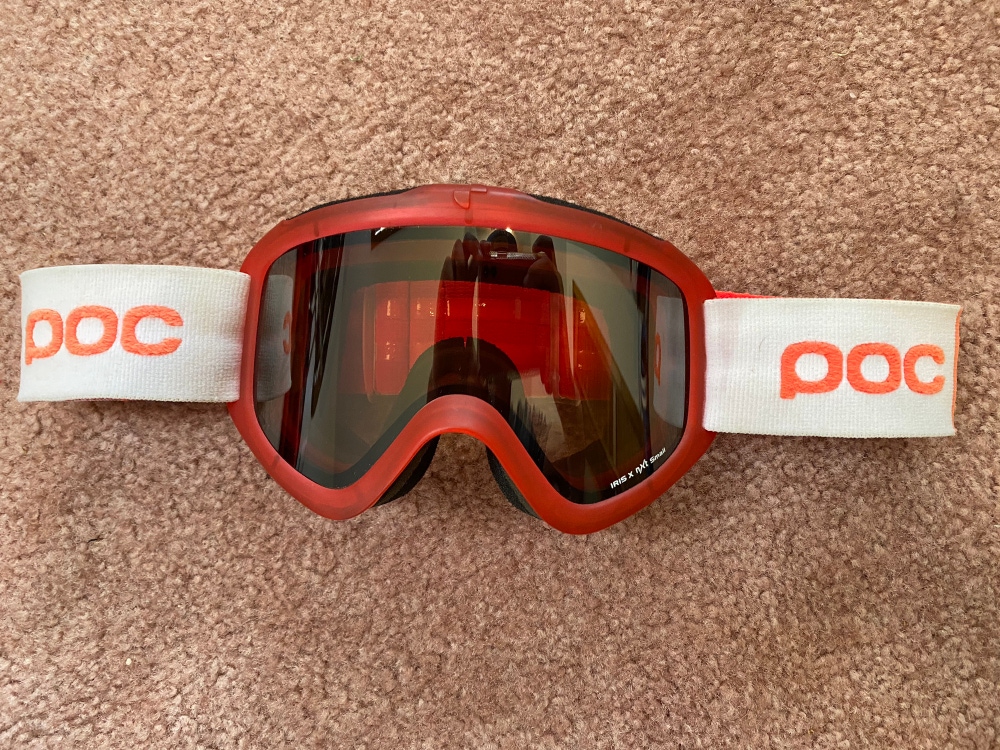 Unisex Used POC Iris Stripes Ski Goggles Small