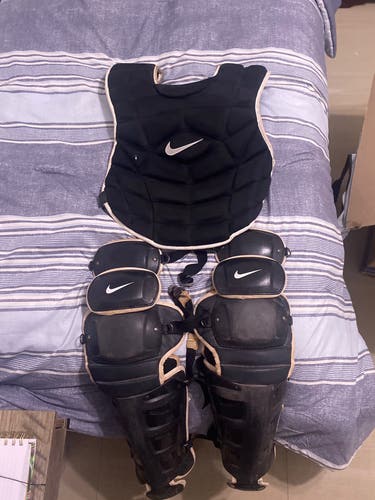 Nike Pro Catcher's Set Adult Black