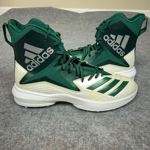 Adidas Mens Football Cleat 15 White Green Shoe Freak High Sport Pair Lineman