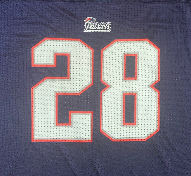 Corey Dillon New England Patriots Reebok Blue New Large Reebok