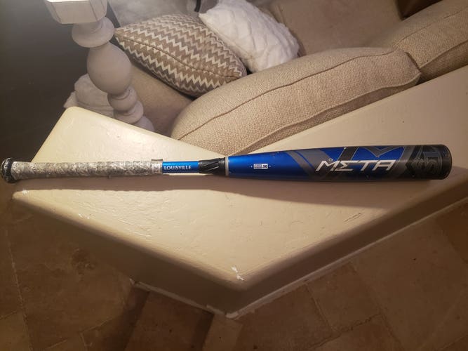 Used BBCOR Certified Louisville Slugger Meta Bat (-3) 29 oz 32"
