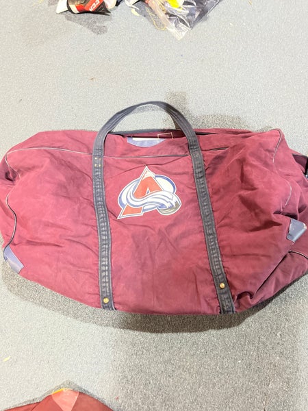 Used Maroon Gerry Cosby Colorado Avalanche Goalie Bag