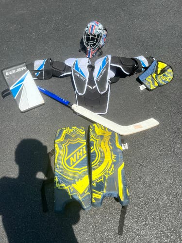 Used Full Set Goalie street hockey gear