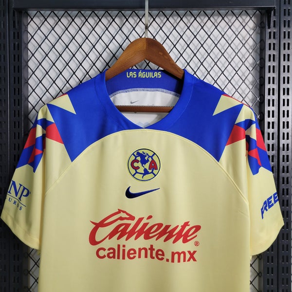 NIKE CLUB AMERICA HOME JERSEY 2023 YELLOW PLAYERA LOCAL DEL AMERICA MENS  SIZES