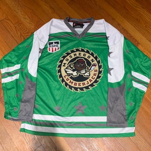 Green Rare Muskegon Lumberjacks USHL Jersey