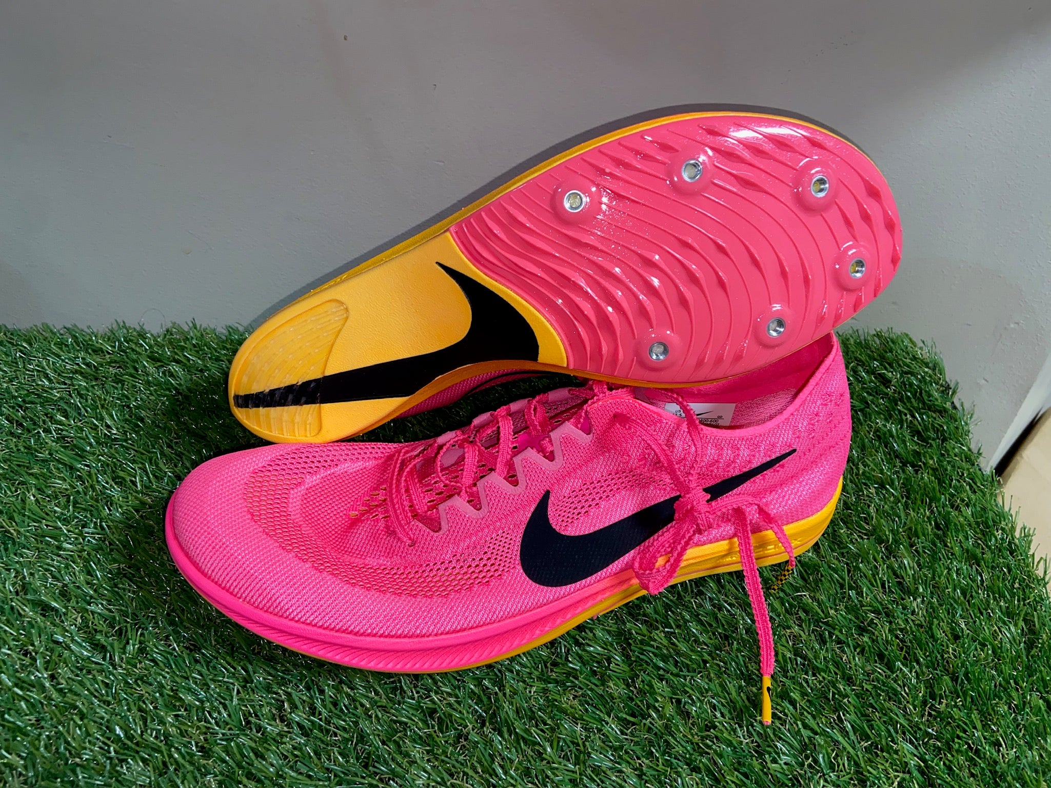 Nike ZoomX Dragonfly Pink Orange Men\'s‎ Track Field Spikes CV0400-600 Size 13 Nike ZoomX Dragonfly Track Spikes Mens Size 8.5 Pink Orange  main image 3