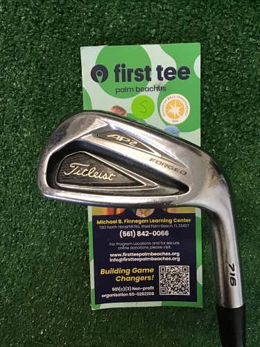 Titleist AP2 716 Forged Single 9 Iron With Regular Steel Shaft +1” Inch