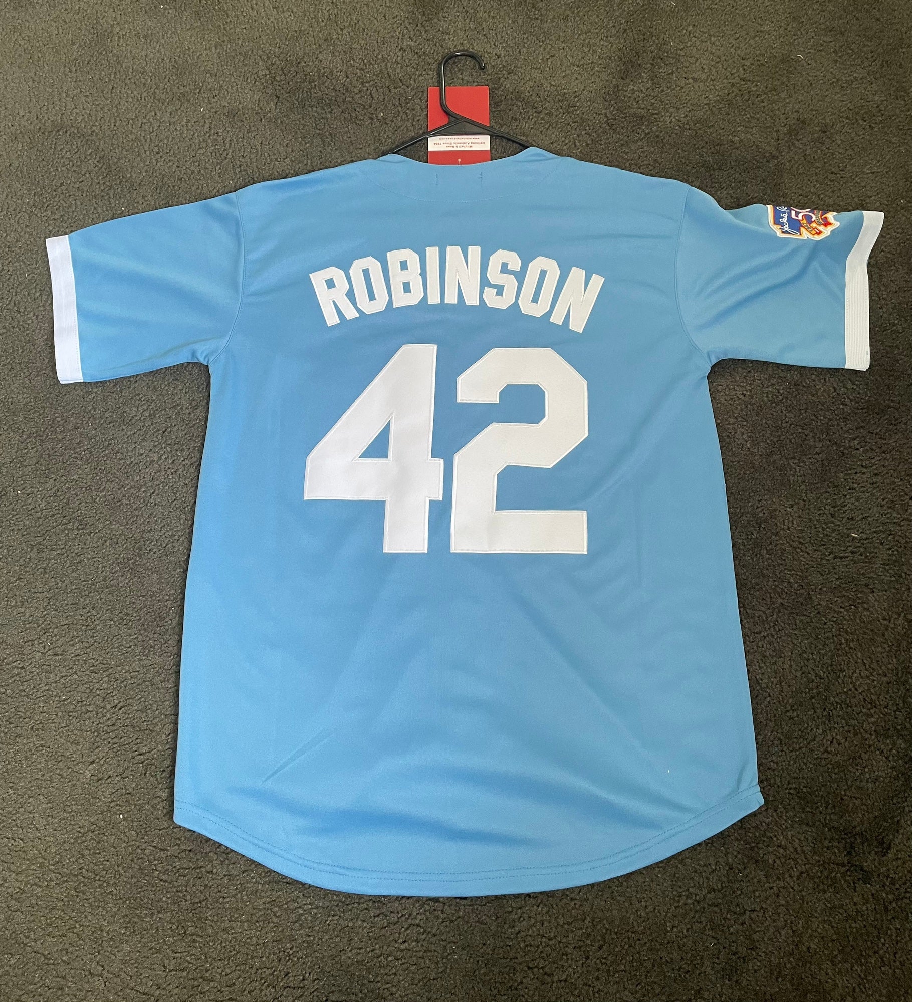 For Sale: 1955 Jackie Robinson mitchell and Ness dodgers jersey size small  (36) : r/Dodgers