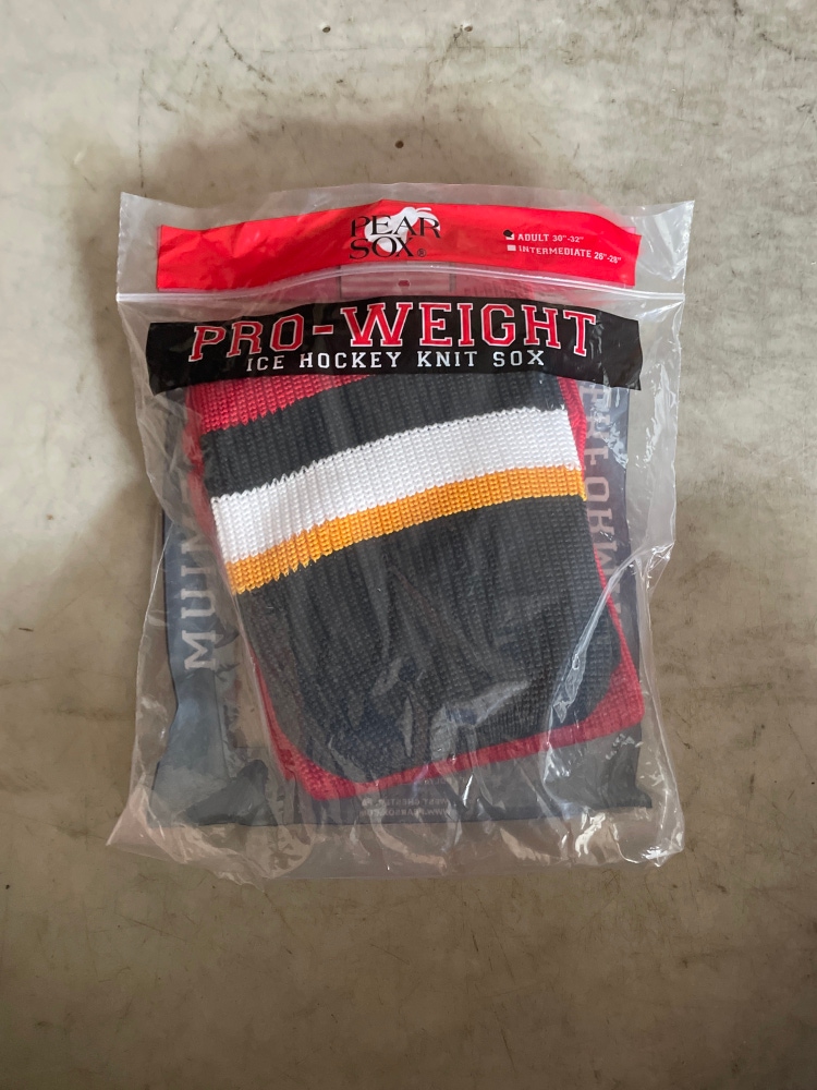 Red New  Athletic Knit Pro Stock HS2100 Socks