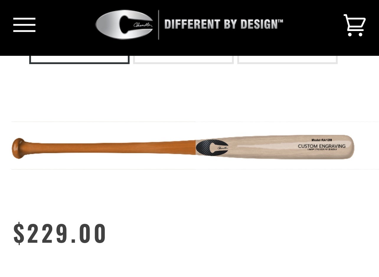 Chandler Pro Issue Wood Bat | SidelineSwap