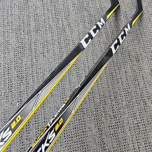 2 PACK CCM Super Tacks 2.0 LH Grip Pro Stock Hockey Stick 85 Flex P88 NCAA Custom RUFO (3446)