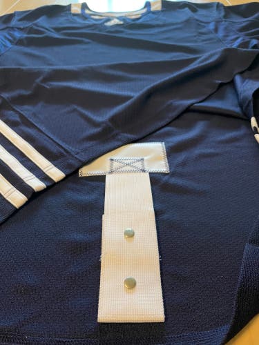NEW! Size 54 NAVY BLUE Adidas Hockey Practice Jersey Blank