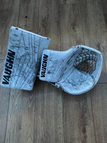 Used Vaughn V9 XP Pro Glove and Blocker