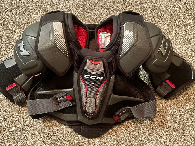 Used Senior Medium CCM JetSpeed FT1 Shoulder Pads