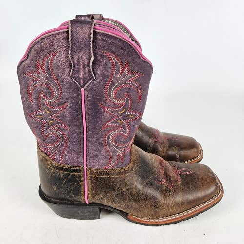 Dan Post Boots Majesty Square Toe Cowboy Toddler Girls Purple Boots DPC29 Size 3