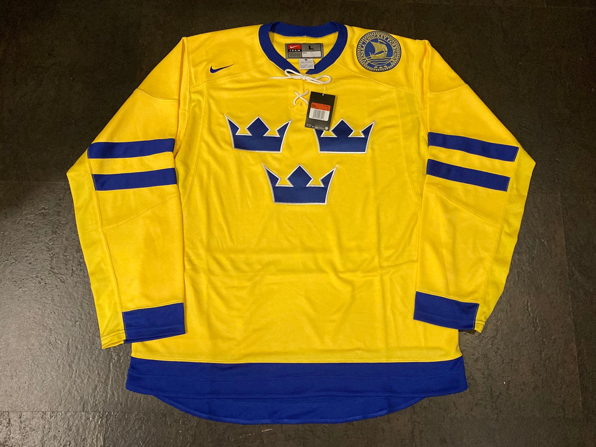 Team+Finland+Nike+IIHF+White+Long+Sleeve+Pullover+Hockey+Jersey+Mens+XL for  sale online