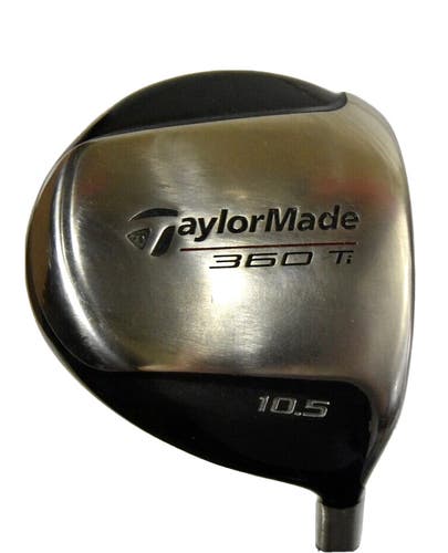TAYLORMADE 360TI DRIVER 10.5 SHAFT 45 IN FLEX R RIGHT HANDED