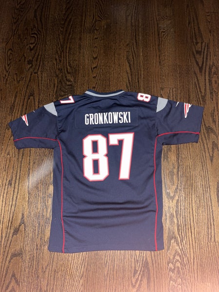 87 Rob Gronkowski Home Patriots Jersey. Youth XL Never been worn