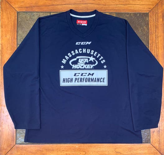 Blue New XL CCM Jersey