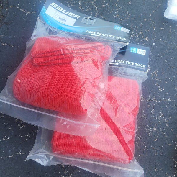 NEW Senior Socks L/XL Red