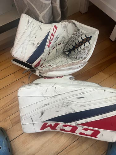 CCM Gloves And Blockers