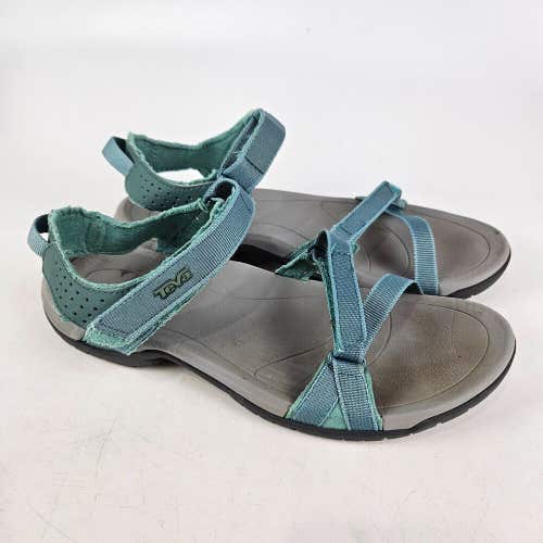 Teva Women's Verra Aqua Green Trail Hiking Strappy Sport Sandals 1006263 Size: 9