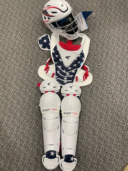 NEW OUT OF BOX Easton Jen Schiro Small Stars and Stripes catch kit