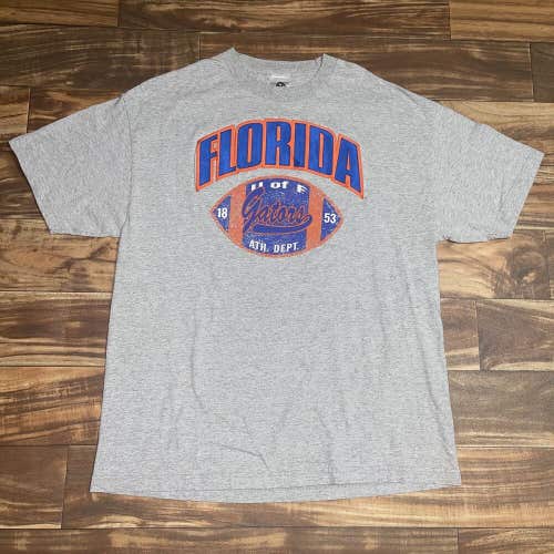 Vintage Florida Gators Shirt Stitched Mens XL Gray University Athletic Dept 90s