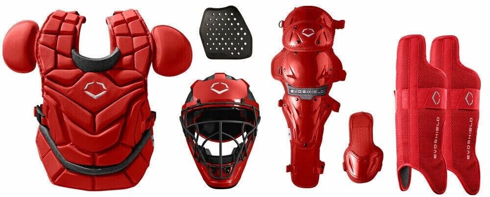 Evoshield Pro-SRZ Adult 16+ Baseball Catchers Gear Set - Charcoal Grey