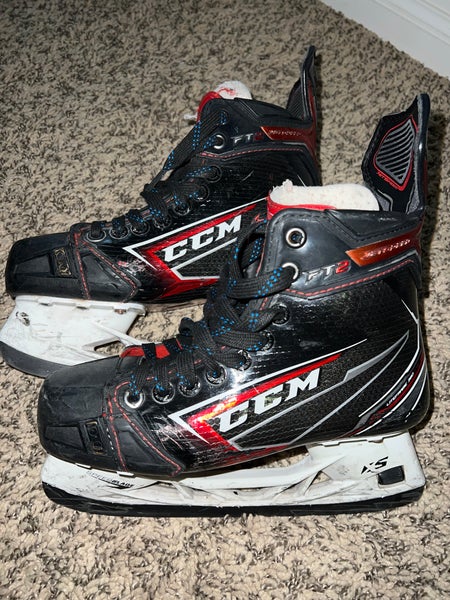 Used CCM Size 4 JetSpeed FT2 Hockey Skates