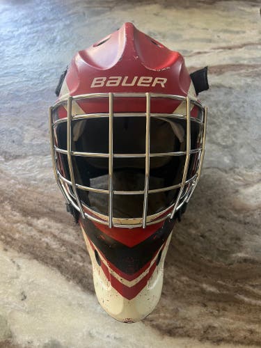 Used Bauer NME 5 Goalie Mask