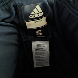 Black Youth Unisex Used Small Adidas Game Pants