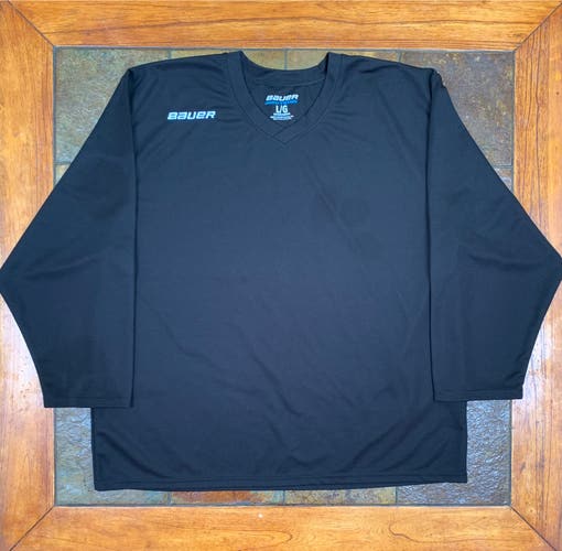 Black Used Large Bauer Jersey