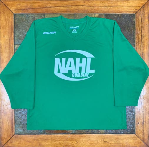 Green Used Large Bauer Jersey