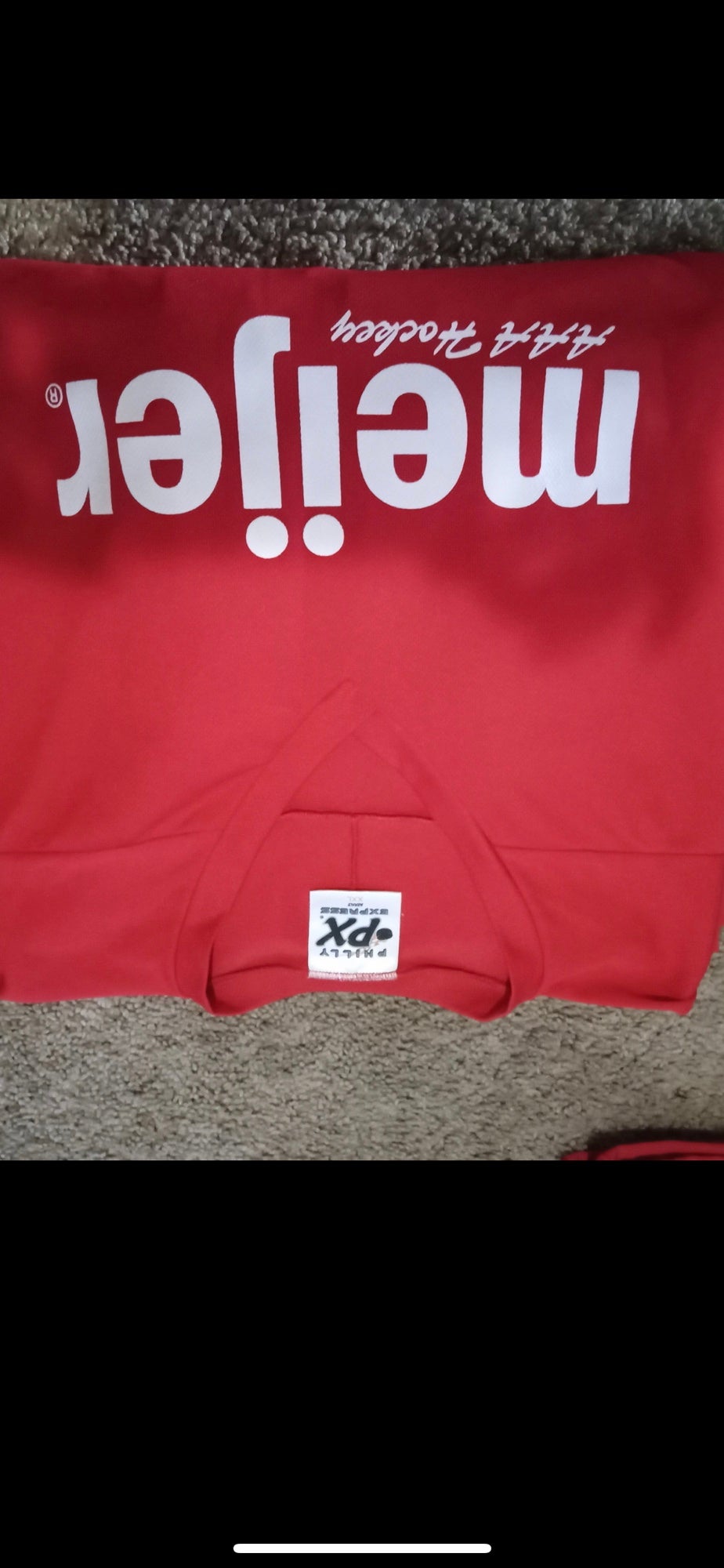 Meijer AAA. Red hockey jersey