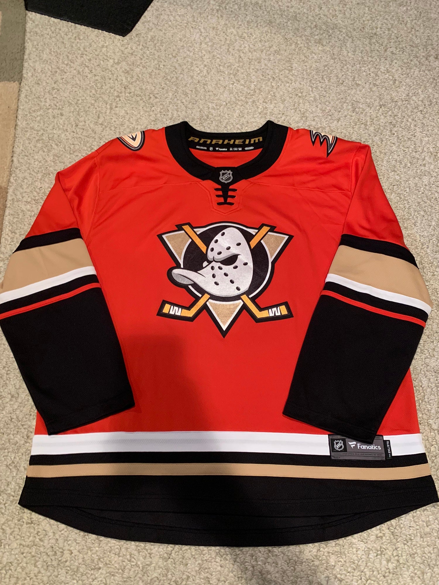 My '02 Team-signed Mighty Ducks Jersey. : r/hockeyjerseys