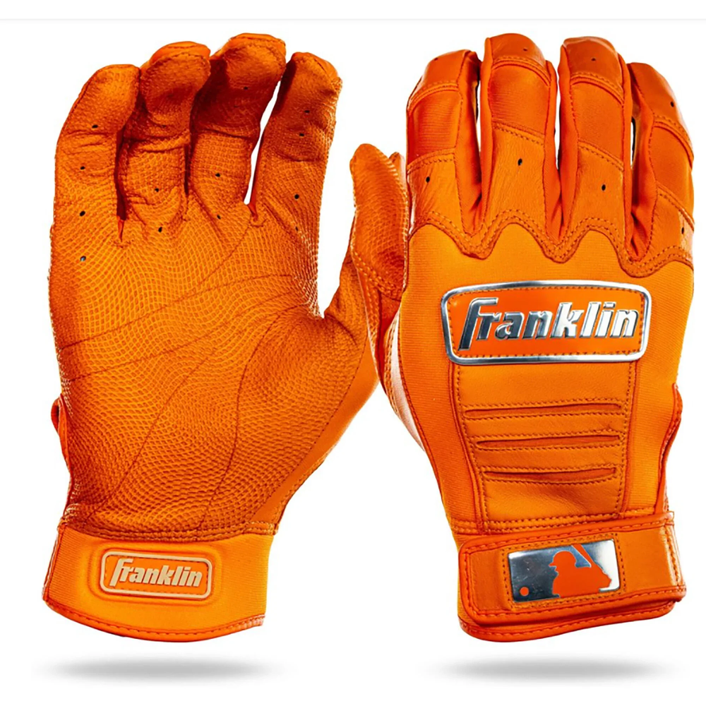 Franklin CFX PRO Chrome BATTING GLOVES Adult - Orange