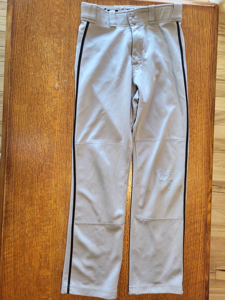 Gray w/black pin stripe Unisex Youth Used Large Easton Game Pants