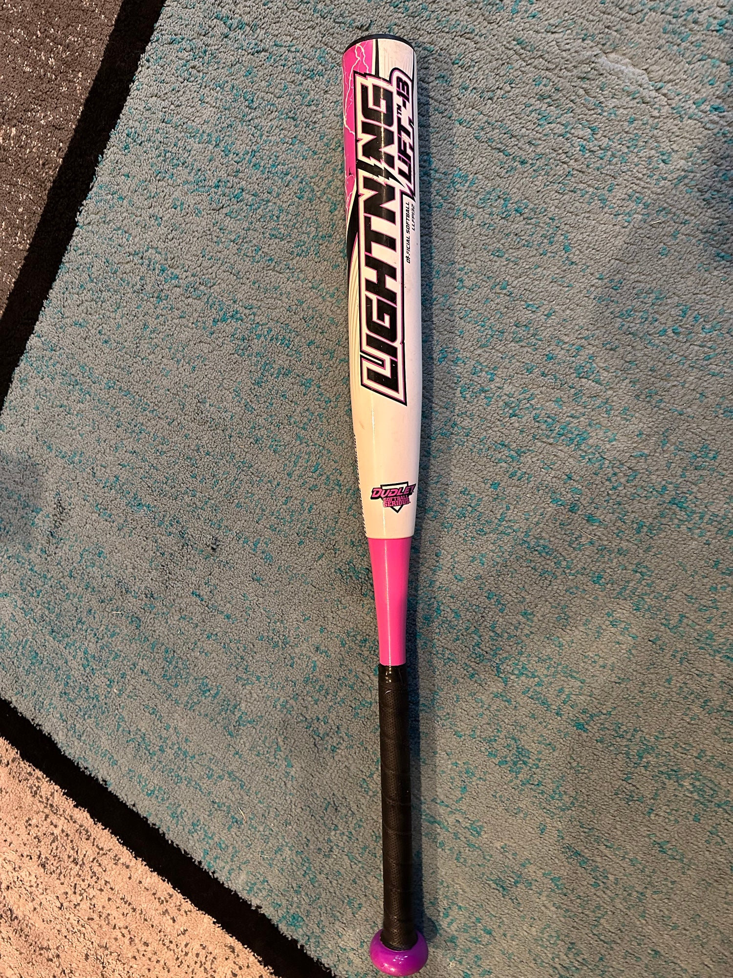 Batte De Softball Rawlings AMP 28" - 18 Oz - Alliage - Rose - Jeune - Neuve Sous Plastique