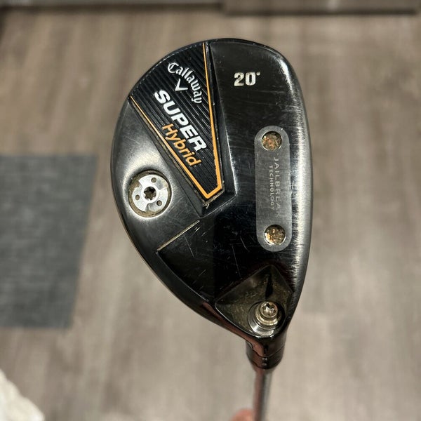 Callaway Super Hybrid 20° SteelFiber fc 75 Stiff Graphite Mens