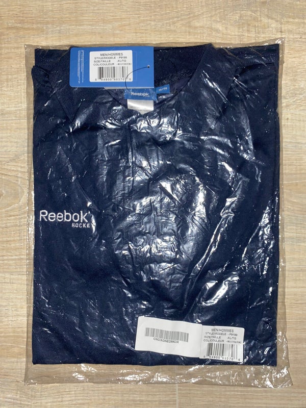 New Reebok XL Navy Polo Shirt