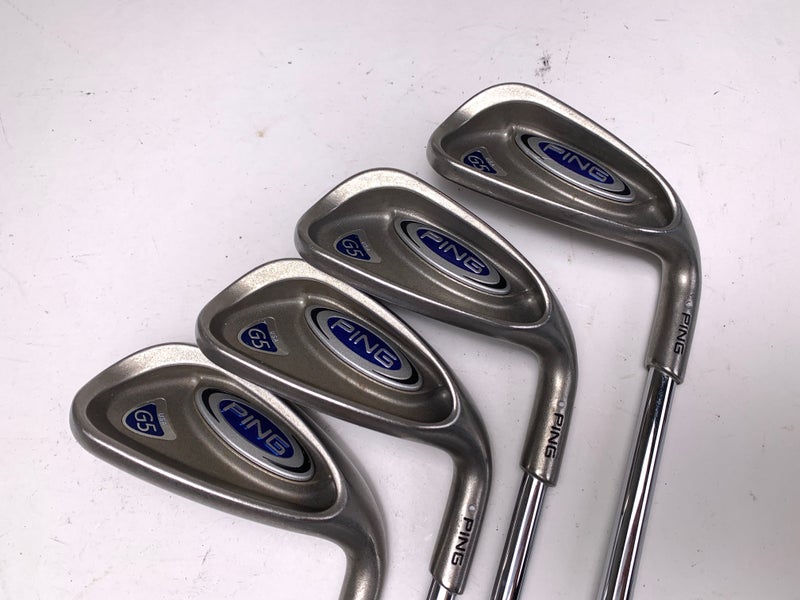 Ping G5 Iron Set 8-PW+SW White Dot 3* Up Regular Steel Mens RH
