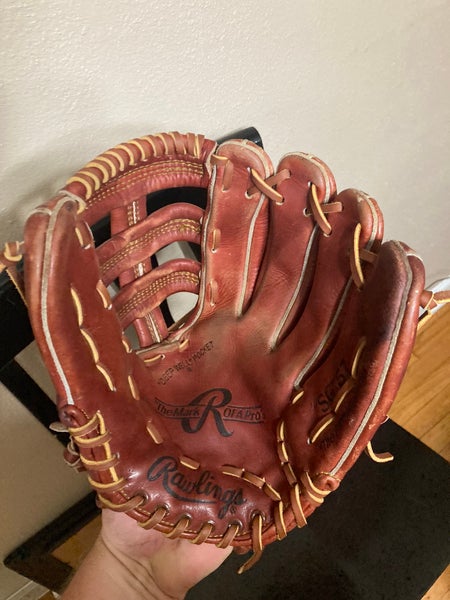 Relaced/reconditioned Rawlings SG57 Outfield Glove-13’ RHT