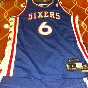Philadelphia 76ers Julius Erving, rare retro throwback jersey