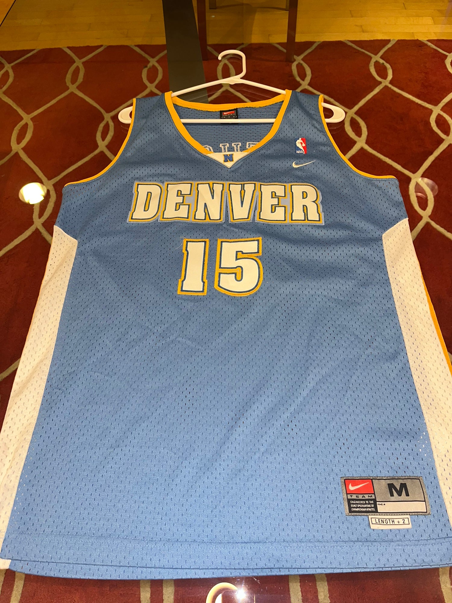 Vintage Denver Nuggets Shorts XL Blue Nike Basketball Y2K Carmelo Anthony