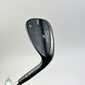RH Titleist Vokey SM6 S Grind Jet Black Wedge 60*-10 Wedge Flex Steel Golf Club