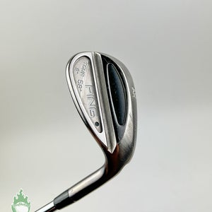 Used RH Ping Tour Black Dot 58*-08* Lob Wedge Stiff Flex Steel Golf Club