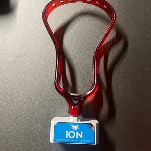 New Attack & Midfield Unstrung Ruby Ion Lacrosse Head